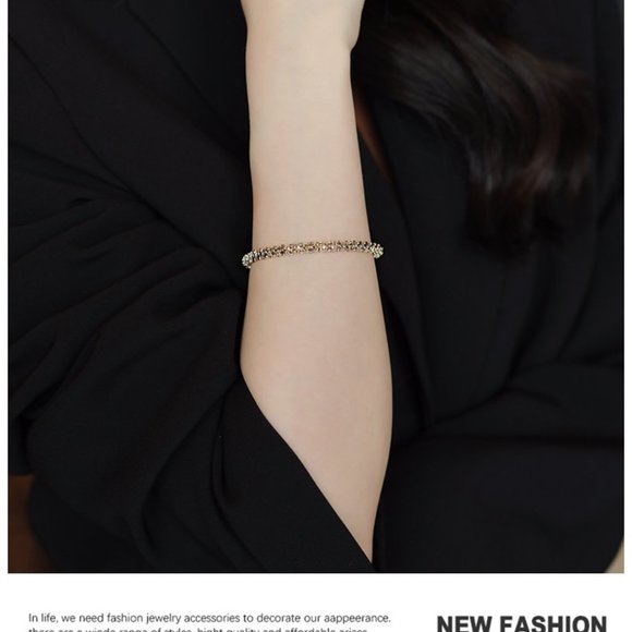 Classic Simple Copper Alloy Jewelry Bracelets - Picture 4 of 8